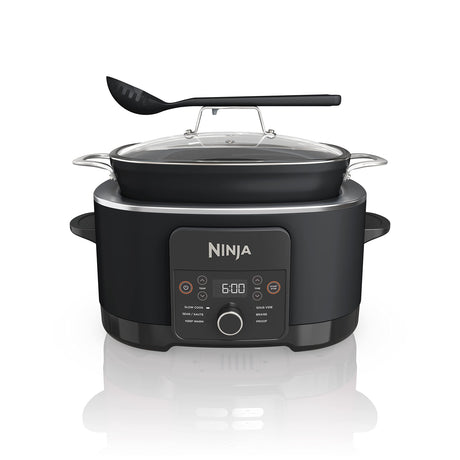 Ninja MC1010 Foodi PossibleCooker PLUS - Sous Vide & Proof 6-in-1 Multi-Cooker, with 8.5 Quarts, Slow Cooker, Dutch Oven & More, Glass Lid & Integrated Spoon, Nonstick, Oven Safe Pot to 500°F, Black Ninja
