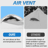 WEIZE Pop up Canopy Tent 10x10ft, 1-Button Push Setup, Instant Portable Shelter, Adjustable Height, Portable Roller Bag, 4 Weight Bags, Guy Ropes & Stakes Included, White WEIZE