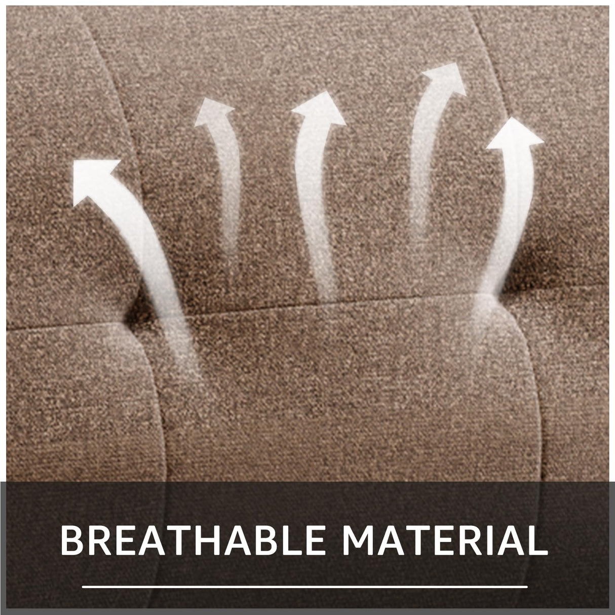 Wimarsbon Modular Sectional Fabric Sofa Set U Shaped Couch Reversible Chaise Modular Sectional Couch with Storage Ottoman, U Shaped Comfy Modular Sofa for Living Rome & Lounge (Brown) Wimarsbon