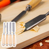 4PCS Semicircle Wood Carving Hand Chisel Tool Set Woodworking Gouges Homeswitch