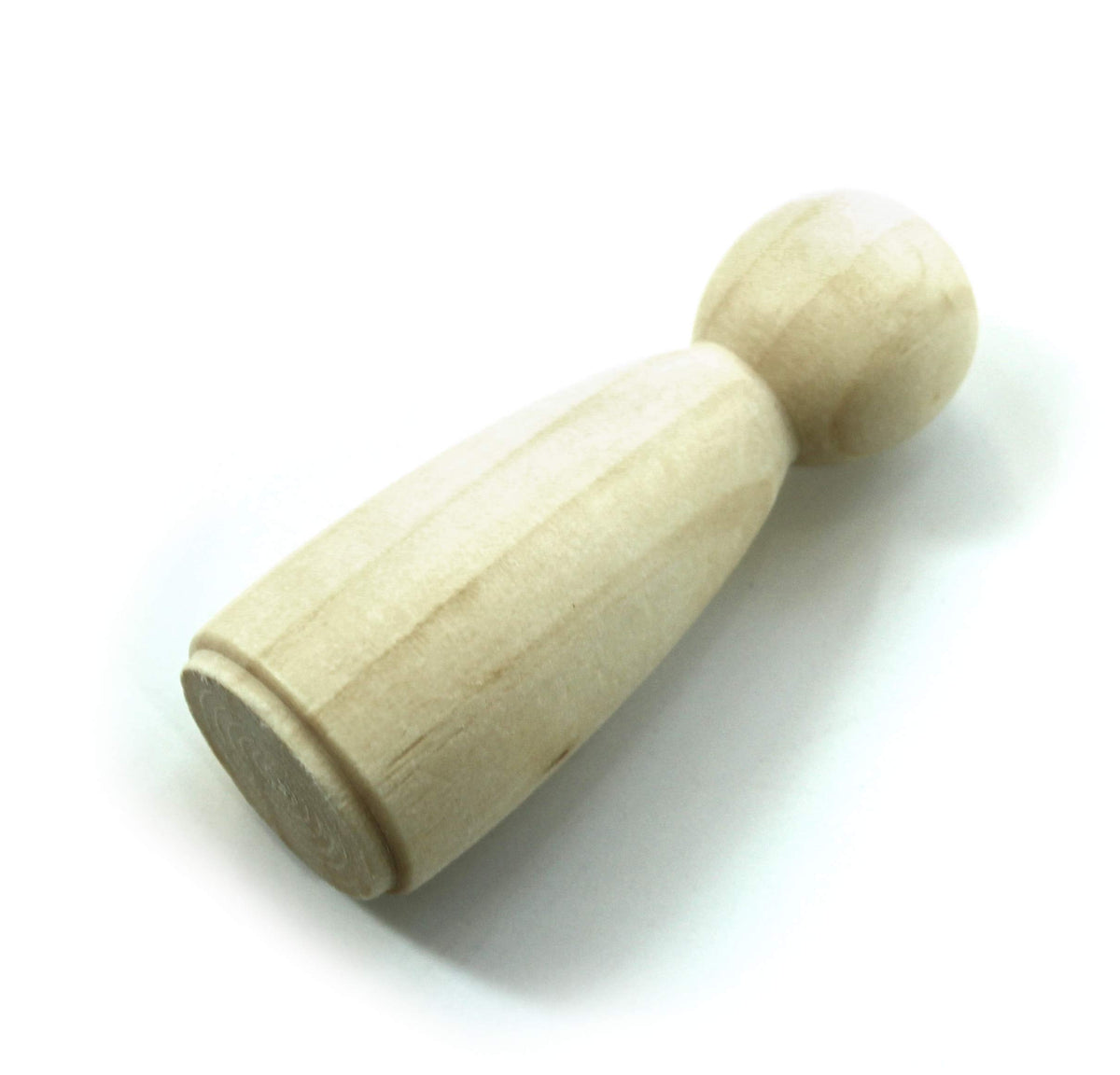 ALL in ONE Unfinished Wooden Peg Doll Body Doll People for DIY Craft Art (55mm Girl 10pcs) All In One