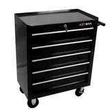 nifoti 5 Large Drawers Tool Cart on Wheels,Rolling Tool Chest Tool Storage,Drawers Rolling Tool Trolley Organizer Tool Case for Garage, Warehouse, Workshop, Repair Shop (5 Large Drawers-29.3"H-Black) nifoti