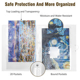 Callroon Extra Large Puzzle Storage Holder 20 HD Pockets, Can Hold 500-1500 Pcs Puzzle Organizer, Best Diamond Painting Storage, Artwork, Puzzle Accessories Gift CallKroon