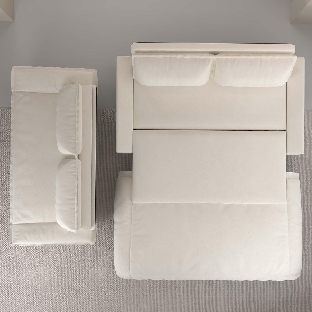 GNIXUU 70.1" Queen Pull Out Sofa Bed, Velvet Convertible Sleeper Sofa Couch with 2 Soft Pillows, Comfy Futon Bed Pull Out Couch for Living Room, Apartment, Small Space(Beige) GNIXUU