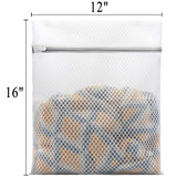 3Pcs Durable Honeycomb Mesh Laundry Bags for Delicates 12 x 16 Inches (3 Medium) WoodArtSupply