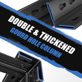 45" W Garage Shelving Metal Storage Shelves Heavy Duty 5-Tier Adjustable Shelving Units for Basement, Commercial, Warehouse, Industrial, Black PRESTELION