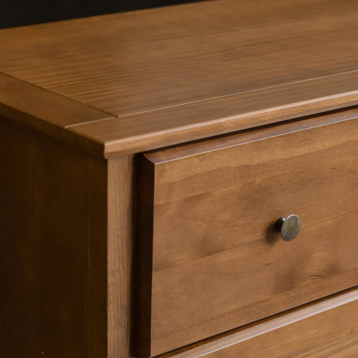 Grain Wood Furniture Shaker 6-Drawer Dresser, Solid Wood with a Walnut Finish Grain Wood Furniture