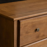 Grain Wood Furniture Shaker 6-Drawer Dresser, Solid Wood with a Walnut Finish Grain Wood Furniture