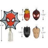 Hallmark Marvel Super Heroes Mini Christmas Tree Topper and Ornaments, Set of 5 Hallmark