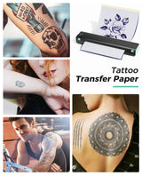 Phomemo M08F Wireless Tattoo Transfer Stencil Printer, Thermal Tattoo Machine with 10pcs Free Transfer Paper, Tattoo Printer Kit for Tattoo Artists & Beginners, Compatible with Smartphone & Pc Phomemo
