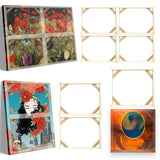 DIY Wood Canvas Frame Kit, Solid Wooden Stretcher Bars for Oil Paintings, Prints Canvas, Poster Frame for Stretching and Framing, Easy Assembly, Made in USA 12x16,1 Set WoodArtSupply