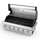 Brand-Man Propane Gas Grill, 40-Inch 6-Burner Built-In Head BBQ Island Outdoor Kitchen, Natural Gas Convertible, Heavy Duty 304 Stainless Steel, 60,000BTUs BRANDMAN GRILLS SINCE 1987