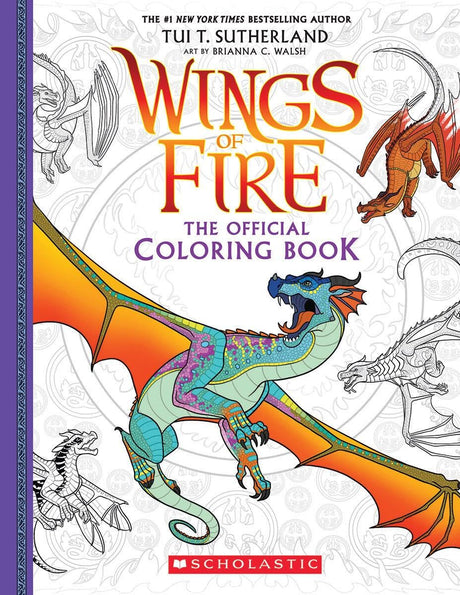 Official Wings of Fire Coloring Book Scholastic