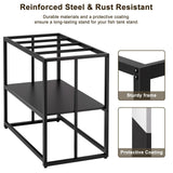 Urban Deco 40 Gallon Fish Tank Stand 660LBS Capacity For Aquarium Stand Metal Fish Tank Stand 38.2"x18.5"x29.5" Dual-Layer Design Terrarium Stand Ideal for Home and Office Urban Deco