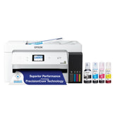 Epson EcoTank ET-15000 Wireless Color All-in-One Supertank Printer with Scanner, Copier, Fax, Ethernet and Printing up to 13 x 19 Inches, White Epson