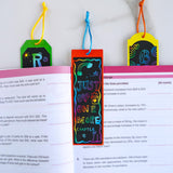 Winlyn 48 Sets 6 Styles Magic Color Scratch Bookmarks Craft Kits Rainbow Scratch Paper Art Sets for Kids Students Party Favors DIY Bookmarks Bulk with Scratching Tools Ribbons for Classroom Activities Winlyn