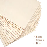 Blisstime 12 Pack 1/16 Basswood Sheets 12 x 12 Inch, 1.5mm Thin Plywood Sheets Balsa Wood Squares for Crafts, Unfinished Wood Blanks for Laser Cutting, Engraving, Wood Burning, Painting Blisstime