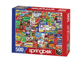 Springbok's 500 Piece Jigsaw Puzzle Looney Labels - Made in USA Springbok