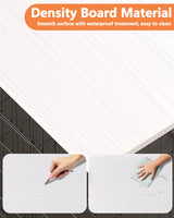 Piskyet Dog Crate Topper Wood Countertop for 48 42 36 30 24 inch Dog Cage, Dog Crate Cover,Dog Kennel Topper(Crate Not Include) (White, for 48 Inch Crate) Piskyet