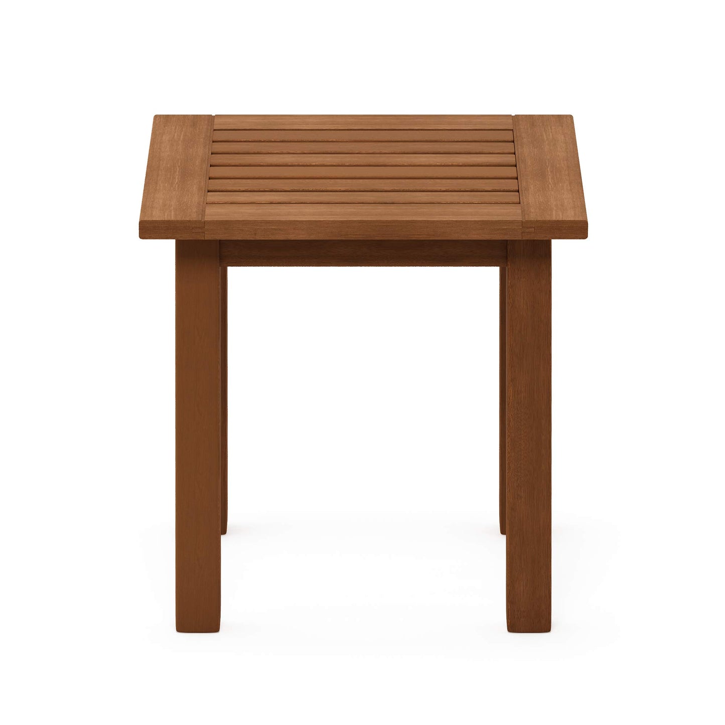 Furinno FG18506 Tioman Hardwood Patio Furniture Outdoor End Table, Natural - WoodArtSupply