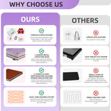 TLSols Heat Press 16x24 in, Manual Heat Press Machine for T Shirts, Swing Away T Shirt Pressing Machine for Garments Bag Textile Curtain Mousepad, with Slide-Out Base, Purple TLSols