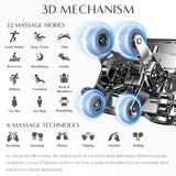 3D Massage Chair, Full Body Massage Chair, Zero Gravity Recliner w/Dynamic Leg Kneading System, 53.14" SL Track, Sleek Appearance, 12 Auto Modes, Wireless Charging, Bluetooth Speaker, TFT Screen Mazzup