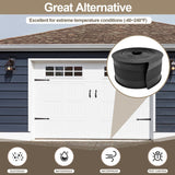 5/16" T Ends Garage Door Bottom Weather Seal Fits Garage Door Seals Bottom Rubber U-Bottom Seal Weatherproofing Sealing Professiona Grade Rubber 3 3/4" Width X 16 Feet Lenth cowarca