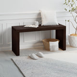 APRTAT Bamboo Dining Bench Indoor Long Bench Entryway Shoe Rack Bench,Outdoor Modern Wood Benches 35 Inch Bamboo Bench for Living Room Hallway Bedroom Bathroom APRTAT