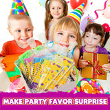 Party Favors for Kids 4-8-12: 24 Pack Scratch Rainbow Art Crafts Notebook, Coloring Book Goodie Bags Stuffers Kit, Bulk Birthday Gift Classroom Prizes Girl Boy Toddler Pigipigi Kids