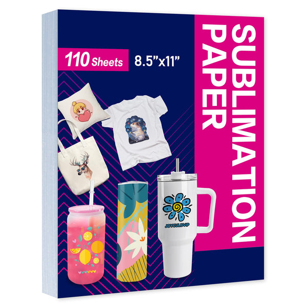 Joyclub Sublimation Paper 8.5x11 Inch 110 Sheets Compatible with Subli ...