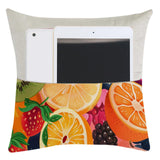 CALCA 10 Pack Pocket Pillow Cases Cover 17.72"x17.72" Sublimation Blanks Linen Pocket Pillowcase Cushion Covers for Heat Transfer DIY CALCA