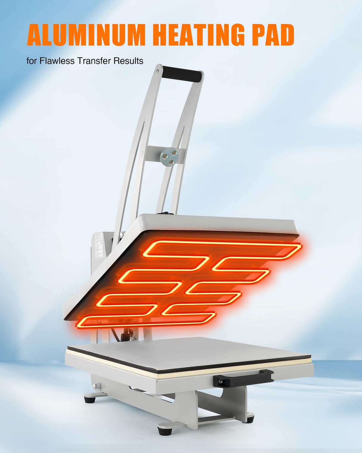 CREWORKS Auto Open Heat Press Machine, 16"x20" Clamshell Heat Press with Slide Out Base, 1600W Digital Sublimation Printer for T Shirts Bags Mouse Pads More, Heat Transfer Machine for Gifts Business CREWORKS