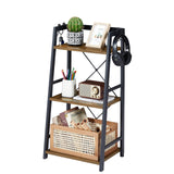 EYOCAL 3-Tier Bathroom Ladder Shelf, Standing Tower Shelf Bookcase Freestanding Tower for Living Room Home and Office EYOCAL