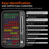 XOOL 132 in 1 Precision Screwdriver Set with Magnetic Driver Kit Professional Electronics Repair Tool Kit for Computer, PC, Mac-Book, Laptop, Tablet, iPhone, Xbox, Game Console XOOL