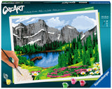 Ravensburger CreArt Mountain View Paint by Numbers Kit for Adults - 20155 - Painting Arts and Crafts for Ages 14 and Up Ravensburger