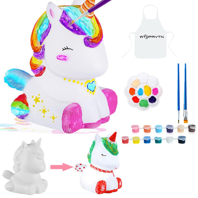 WTOPAVTN Paint Your Own Lamp - DIY Painting Kit, Painting Kit Arts & Crafts for Kids Ages 8-12, Art Supplies Birthday Easter Party Holiday Gift (Unicorn)