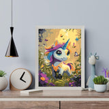 Arttoplus Anime Paint by Numbers Kit for Kids with Frame- Animals Framed Painting by Numbers, DIY Paint by Number for Kids as a Home Wall Decoration Gift 8x12 Inch Arttoplus