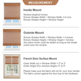 Sunbox Bamboo Roman Shades, Cordless Bamboo Blinds, Custom Size, Light Filtering Window Treatment, Natural Woven Wood Roman Shades for Windows, Doors, Caramel Sunbox