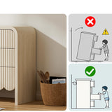 CLLASOU 6 Drawer Dresser for Bedroom, Wood Storage Dresser with Drawers and Metal Handle, Fluted Dressers TV Stand, Modern Closet Chest of Drawers for Bedroom (Beige) CLLASOU