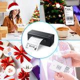ZRHI Thermal-Label-Printer-Shipping Label Printer for Small Business 4x6 Bluetooth Thermal Printer 300mm/s Compatible Windows,Mac,iOS, Android,Desktop Printer Labels Maker Used for Amazon,Shopify ZRHI