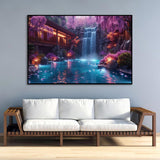 pchmcu 5D Large Waterfall Diamond Painting Kits for Adults,DIY Full Drill Crystal Rhinestone Crafts,Art Mountain Painting with Diamond Home Wall Decor 27.5 X 15.7inch pchmcu