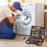 Home Tool Set - 20 Pieces Basic Mechanic Tool Kit with Toolbox Ideal Choice for Household Repair SPICIMOMO