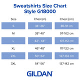 Gildan Adult Fleece Crewneck Sweatshirt, Style G18000, Multipack, White (1-Pack), 2X-Large Gildan