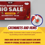 Personalized Custom Vinyl Banner Printing Indoor or Outdoor use Printed Business Event Birthday Party Large Custom Vinyl Banner for Party Decoration Factory of Stickers