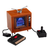 Tiny Arcade Atari 2600 3.5" Mini Retro Game - Playable Console & TV w/ Real Gameplay & Sound-10 Classic Video Games: Pac-Man, Breakout, &More(Ages 8+) Super Impulse