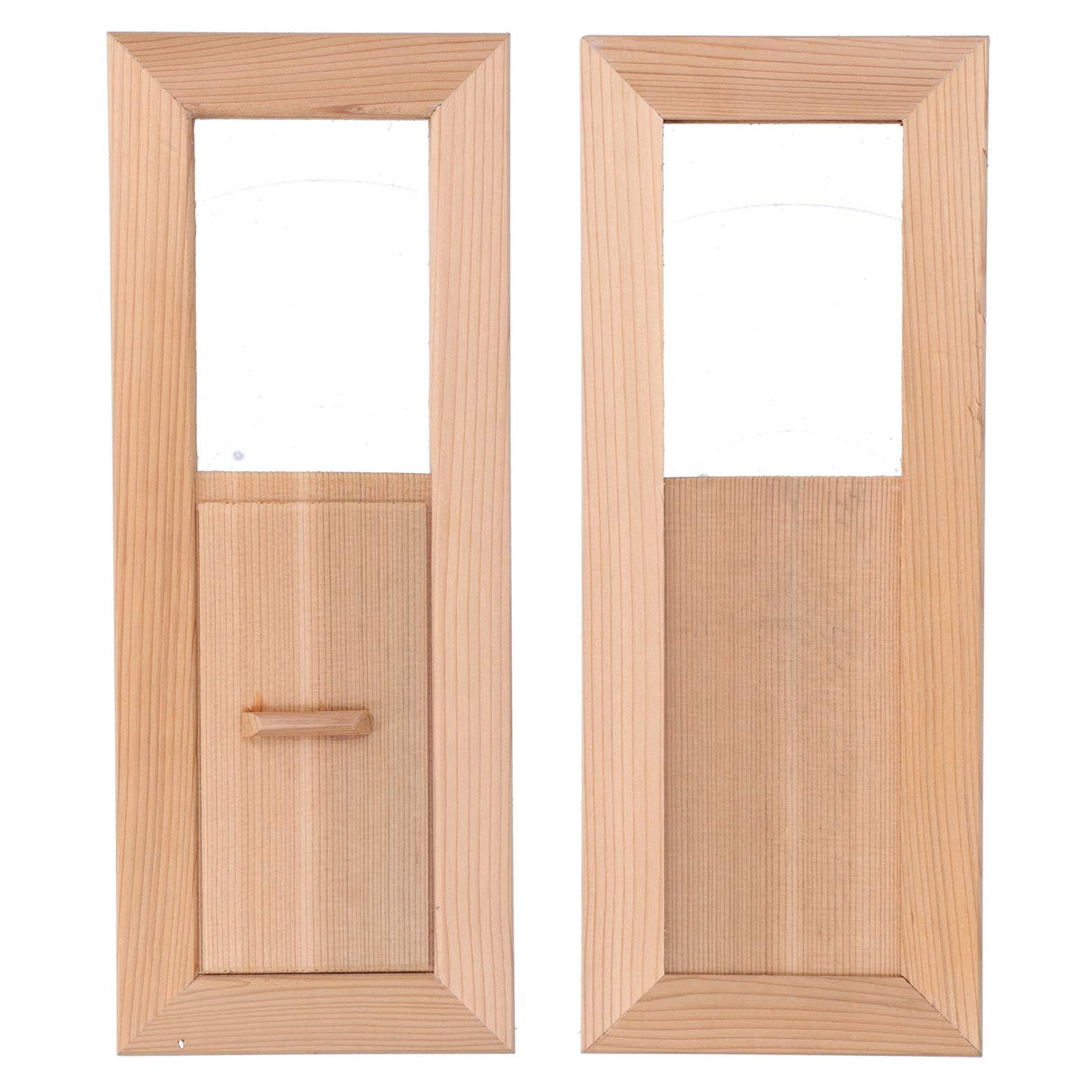 Fdit Sauna Air Vent, Wooden Rectangle Grille Ventilation Equipment Steam Room Accessory Sauna Accessories Fdit