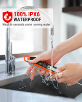 ThermoPro TP15H Waterproof Instant Read Food Thermometer for Cooking, Digital Meat Thermometer Probe with Backlight & Calibration, Cooking Thermometer for Meat Liquids Candy BBQ Oven Turkey ThermoPro
