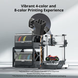 Anycubic Kobra 3 V2 Combo 3D Printer, Smart Multicolor Printing Up to 600mm/s Print Speed, Active Filament Drying Enhanced Auto-leveling for Higher Success Rates, 10.0'' x 10.0' x 10.2'' Printing Size ANYCUBIC