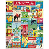 Cavallini 1000 Piece Puzzle, Vintage Travel (PZL/TRV) Cavallini