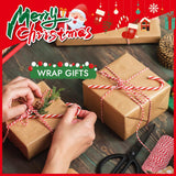 Tenn Well Bakers Twine, 656 Feet 2 Rolls Christmas Twine String Ribbon for Gift Wrapping, Pastry Boxes Tying, Festival Decorations, DIY Crafts (328Feet Each Roll) Tenn Well
